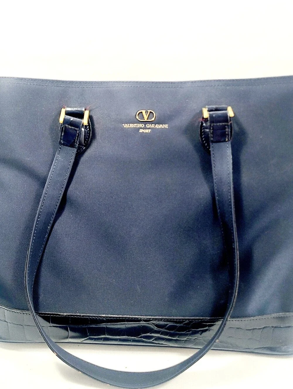Valentino Garavani Canvas Leather Bag